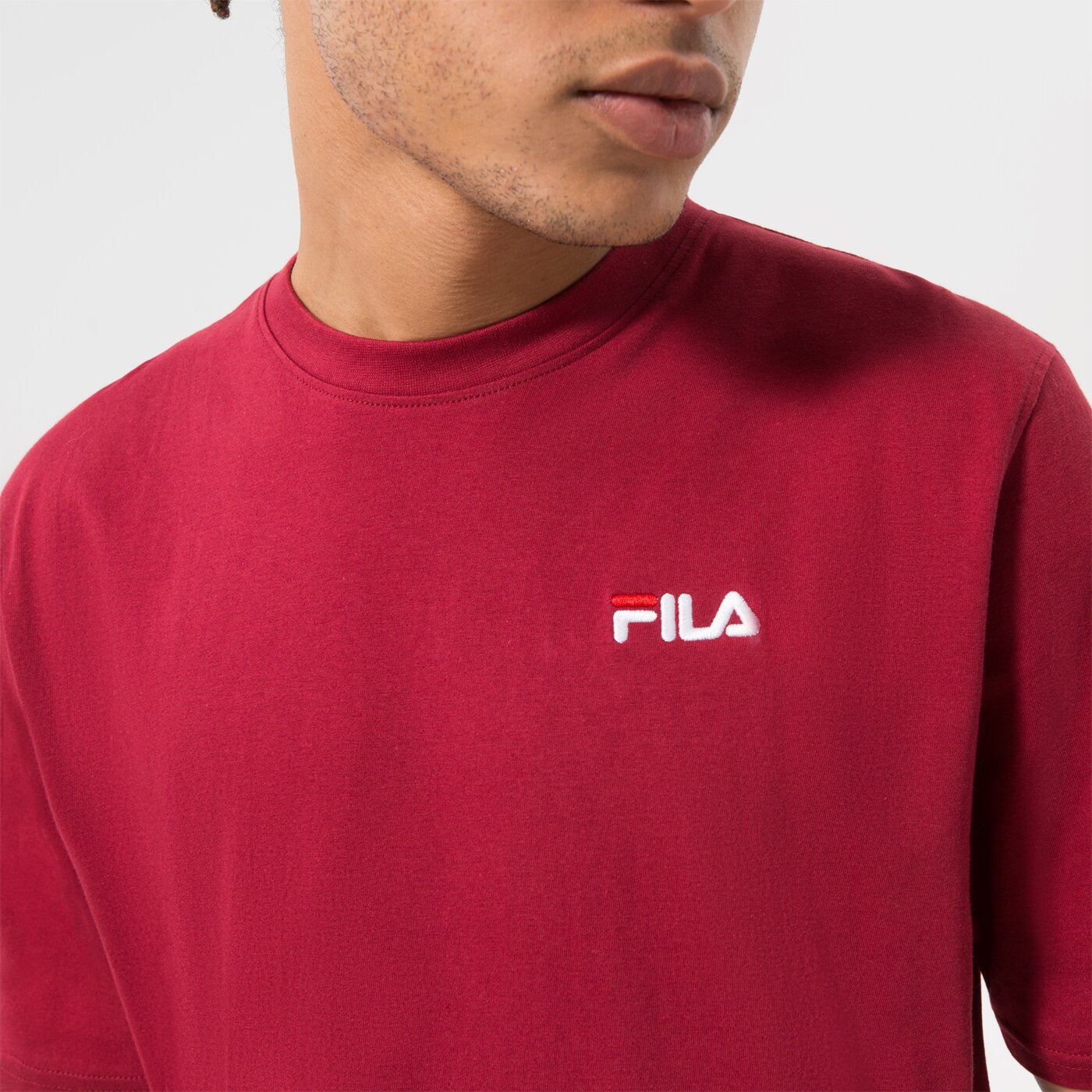 FILA T-SHIRT DRINGO Dunkelrot