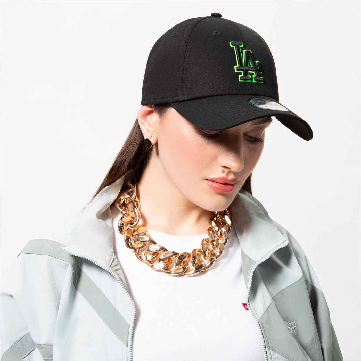 NEW ERA MÜTZE NEON OUTLINE 940 LA DODGERS LOS ANGELES DODGER Schwarz