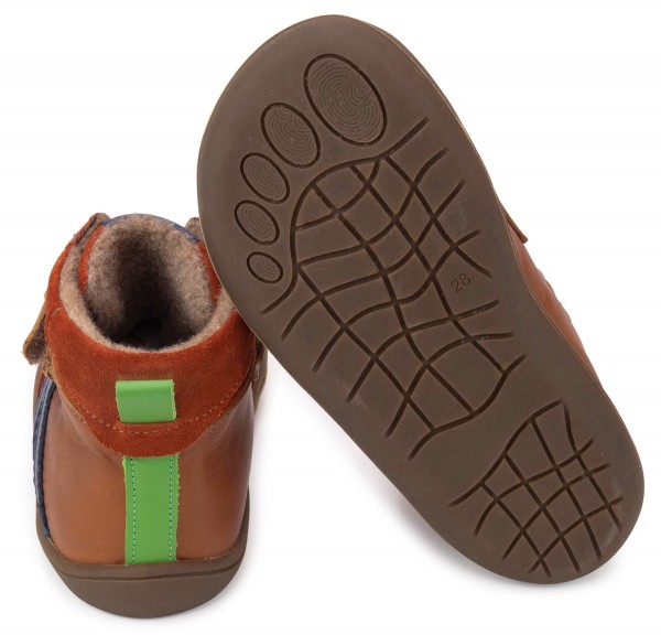 Develab ~ MidCut Klettschuh warm + TEX ~ Cognac