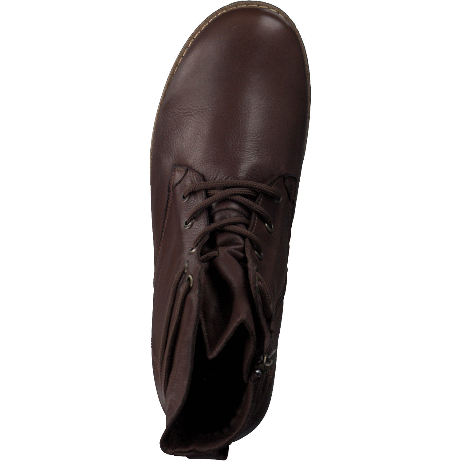 Esgano 0342870, Schnürstiefeletten, Damen, Braun (Mokka)