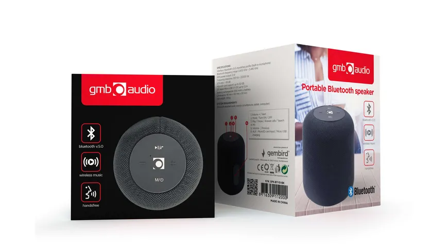 Gembird BT Speaker Black