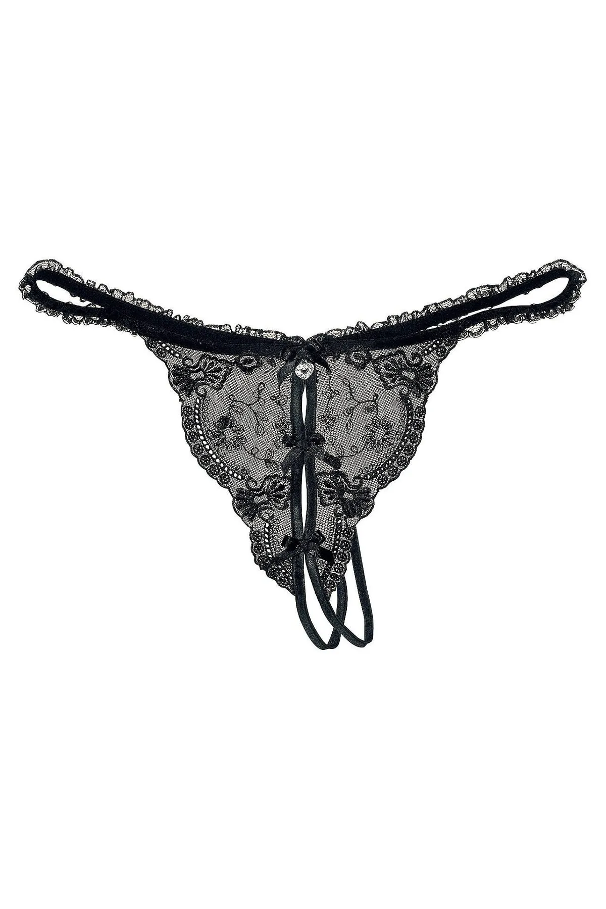 PETITE FLEUR GOLD  Slip - Schwarz - Unifarben
