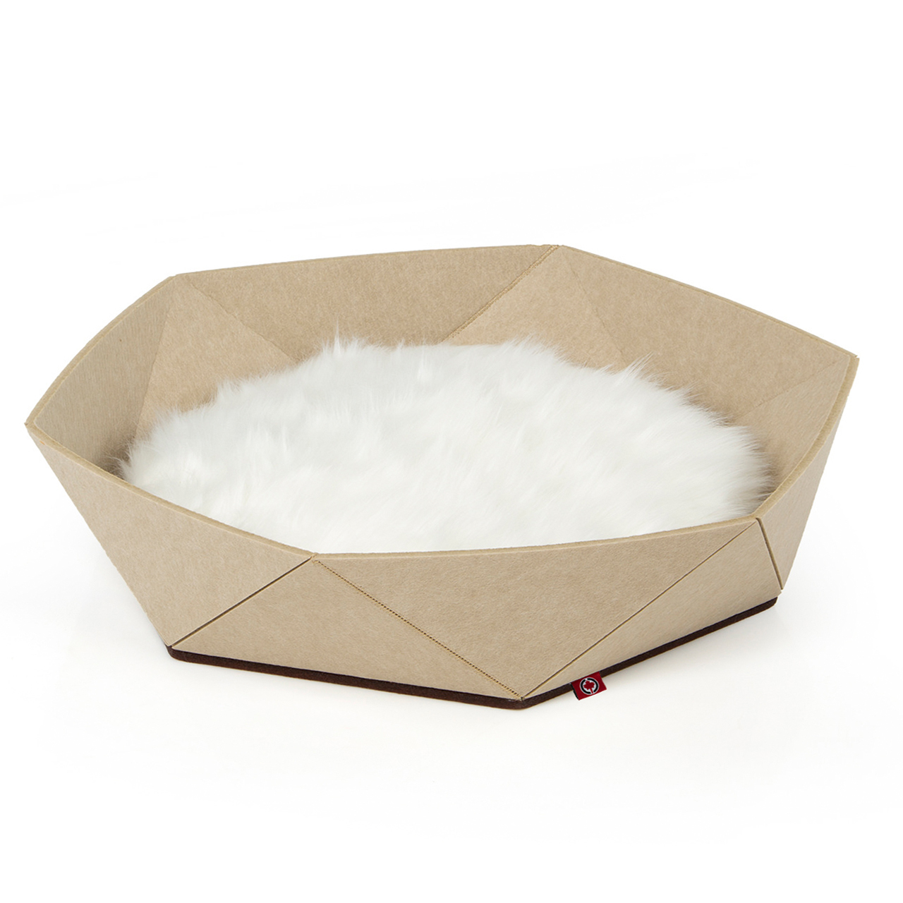 Canadian Cat Company Katzenbetten & Katzensofas Canadian Cat Company Filz-Katzenkorb Zoey beige