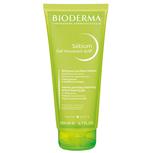BIODERMA Sebium Gel Moussant Actif Reinigungsgel  200 ml  Gel