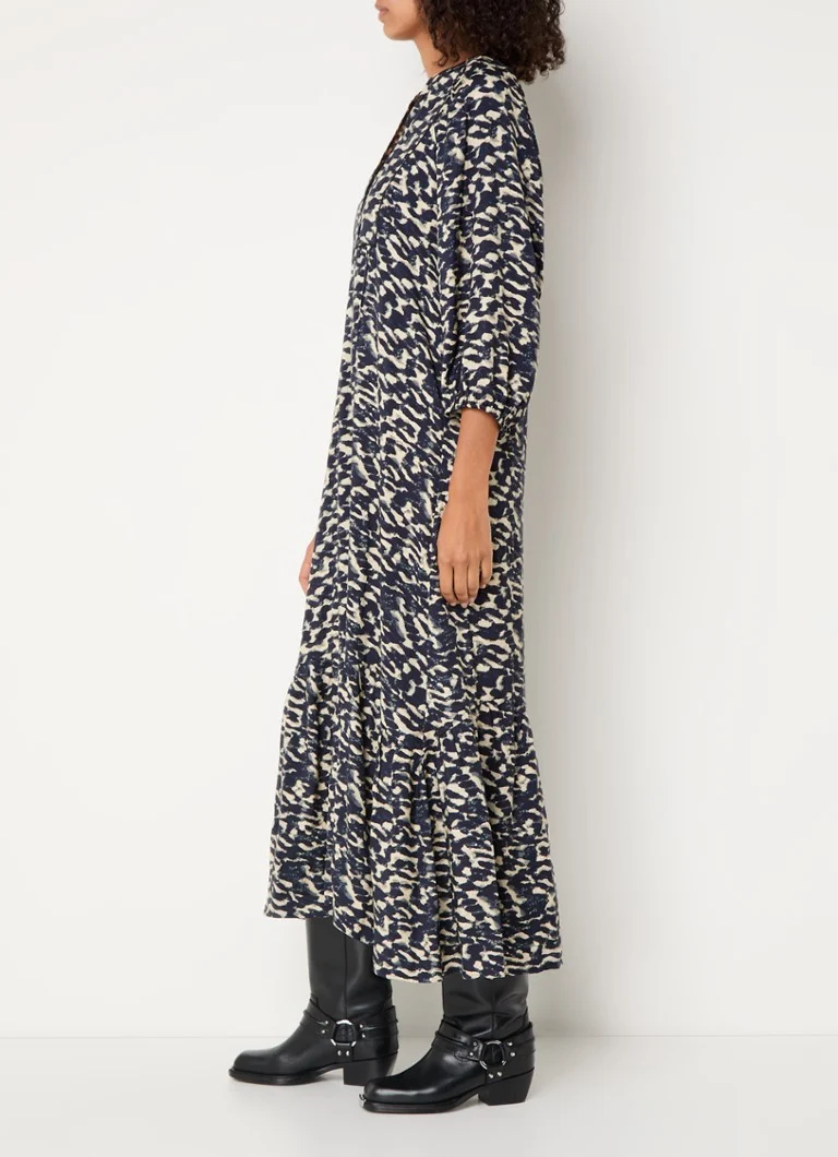 ba&sh Agatha midi tunic dress with print