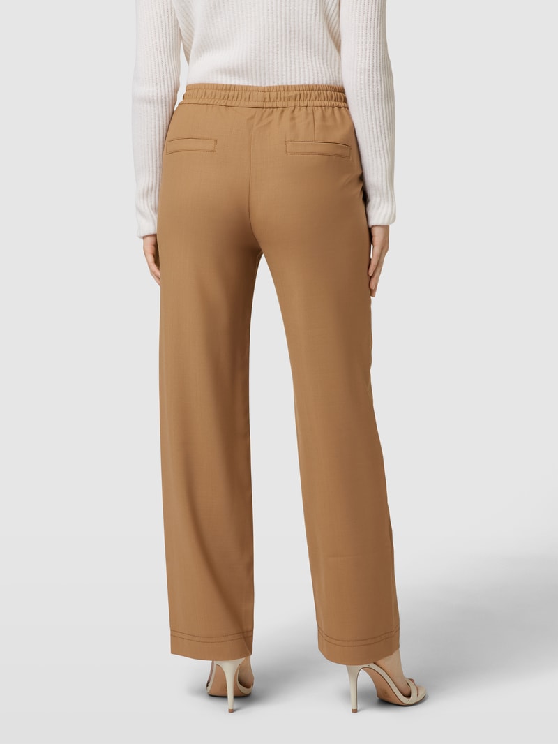 Hose mit in camel