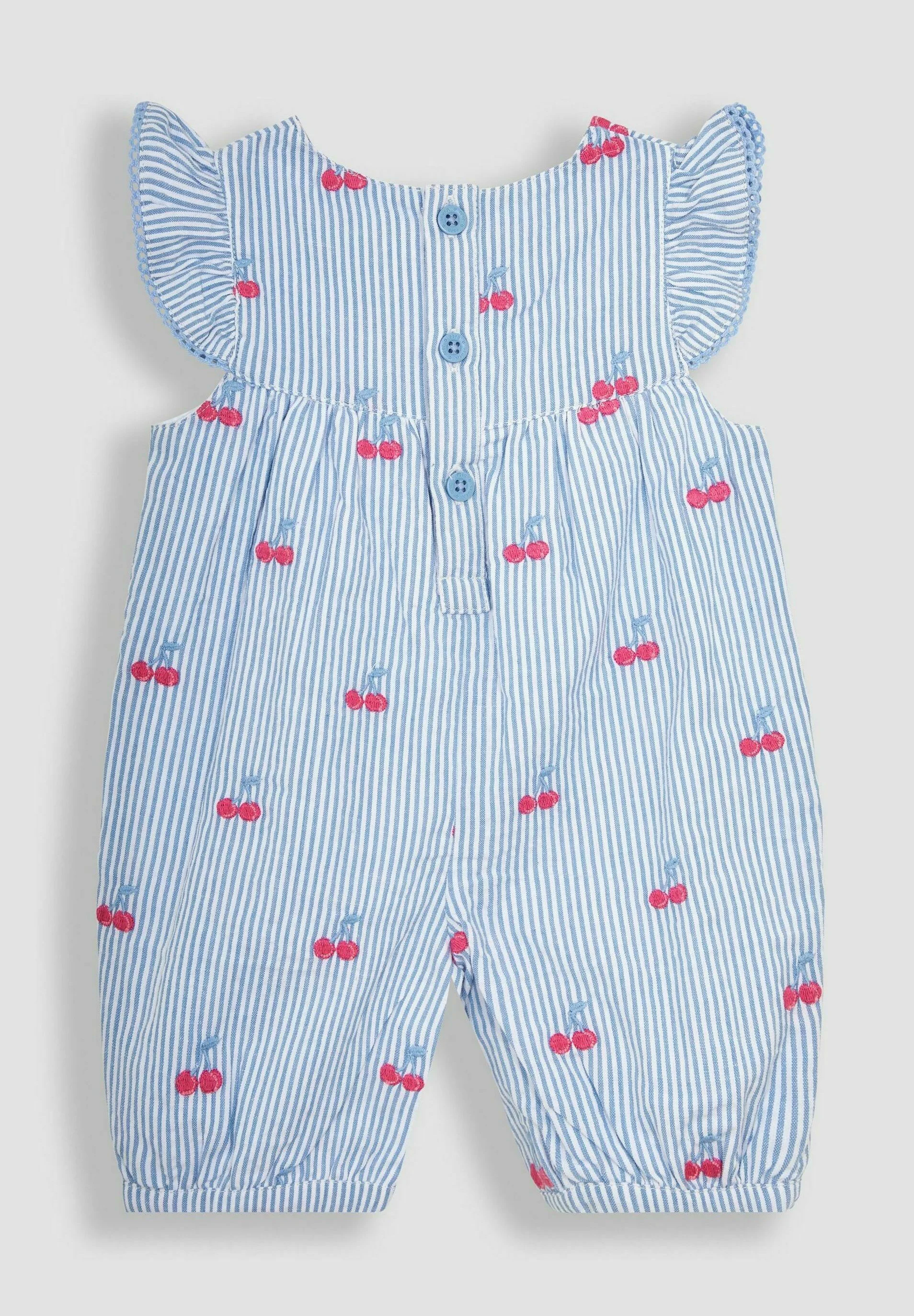 JoJo Maman Bébé CHERRY EMBROIDERED SEERSUCKER PRETTY-REGULAR FIT - Mono