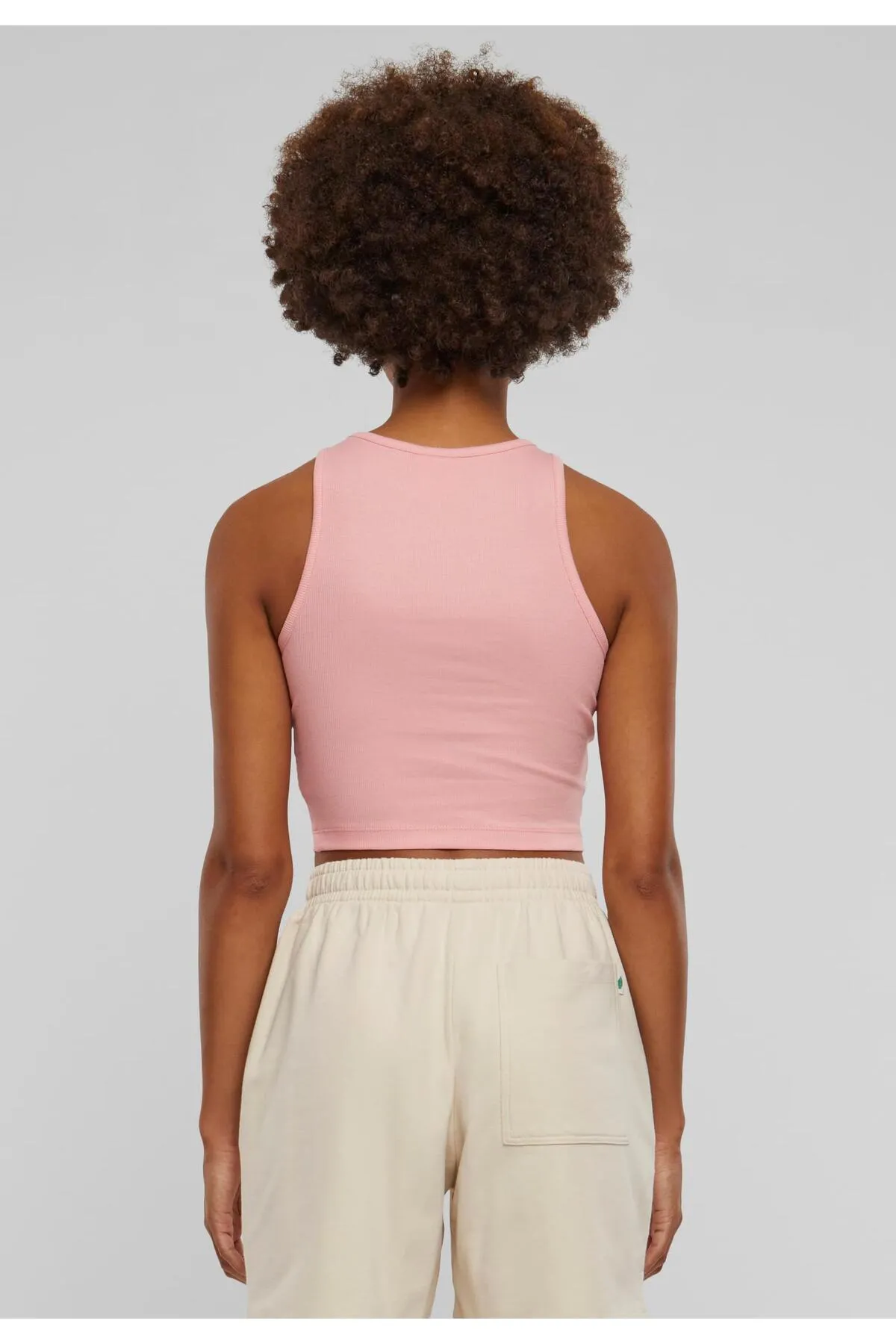 Urban Classics  Kurzes, geripptes Damenoberteil für Damen