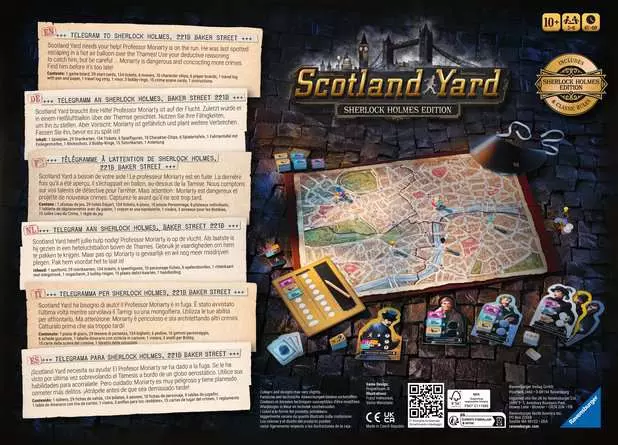 Scotland Yard - Sherlock Holmes Edition - Spiel ab 10 Jahren