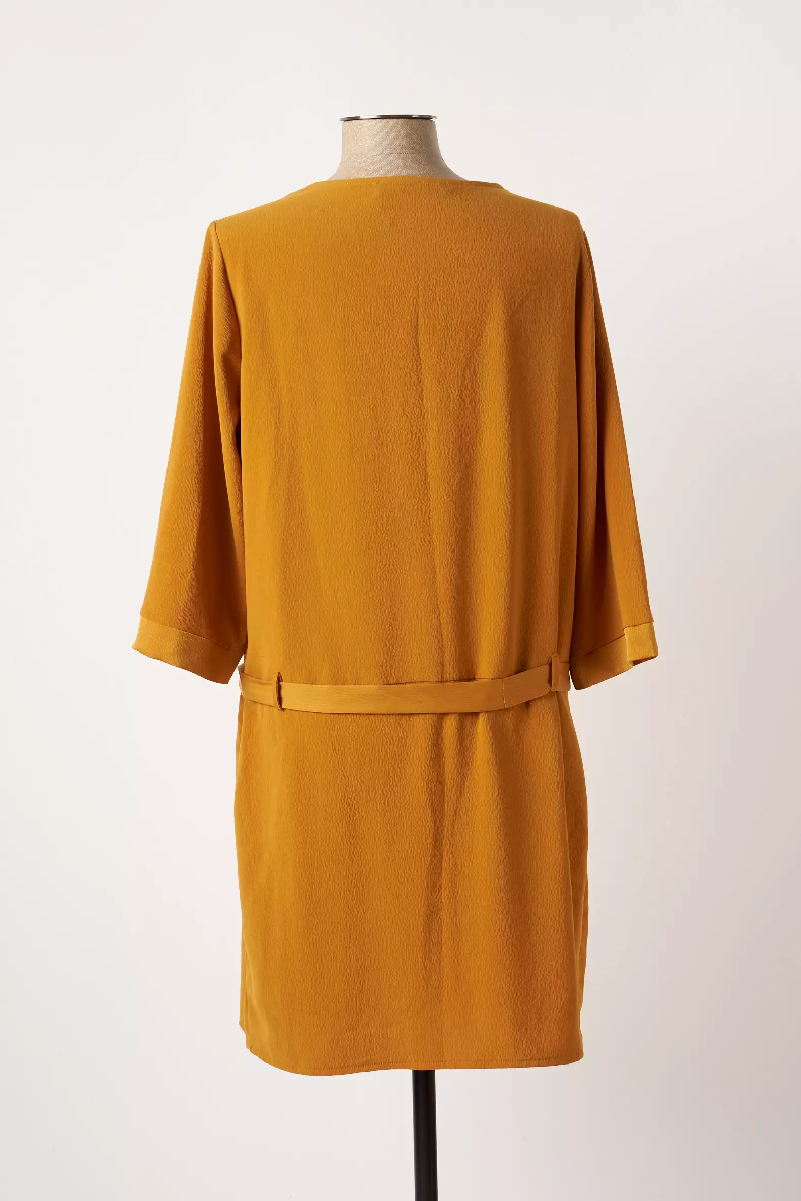 Ema Blue S Robes Mi Longues Femme couleur orange