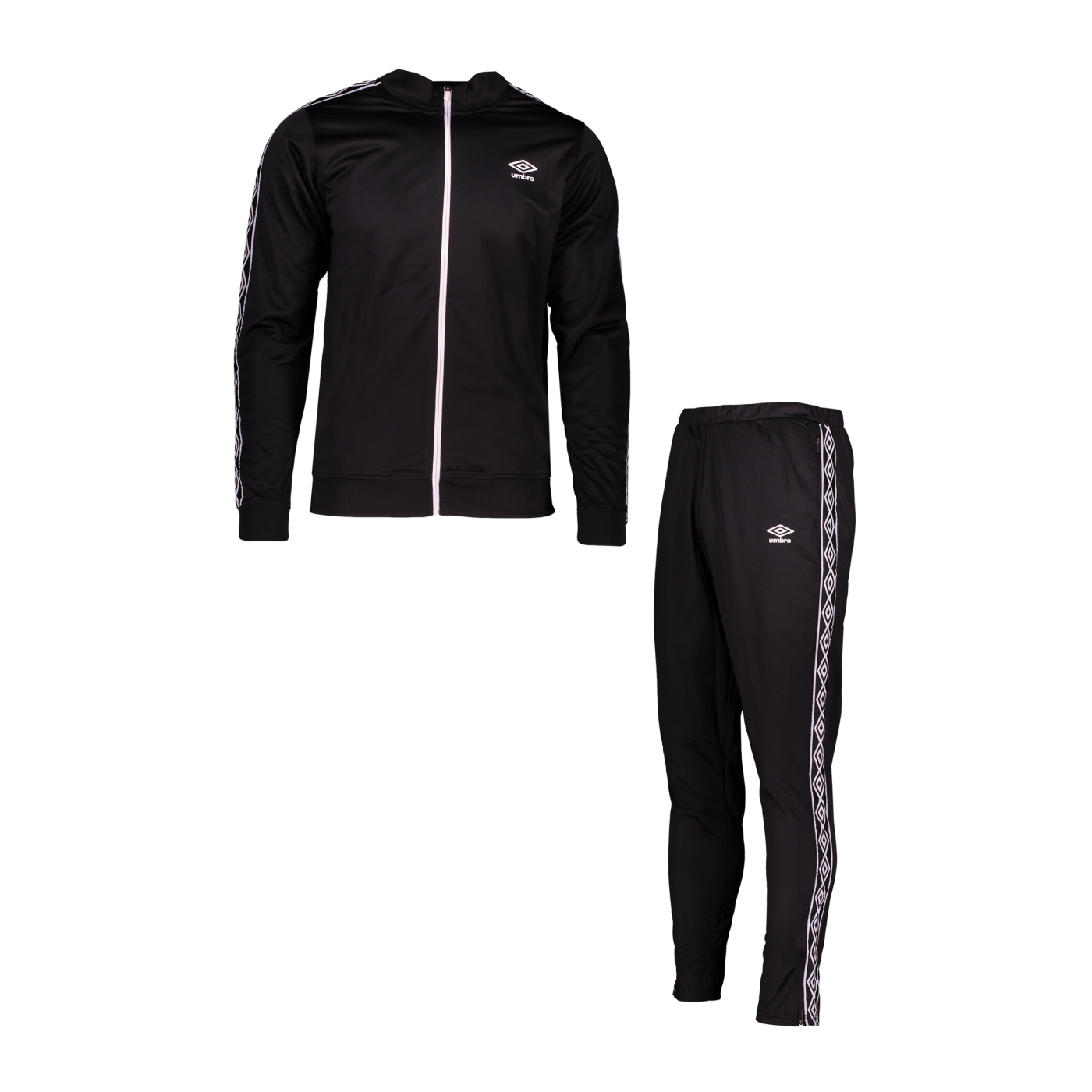 Umbro Active Style Taped Tricot Trainingsanzug Schwarz F090