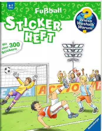 Ravensburger Wieso? Weshalb? Warum? Stickerheft: Fußball