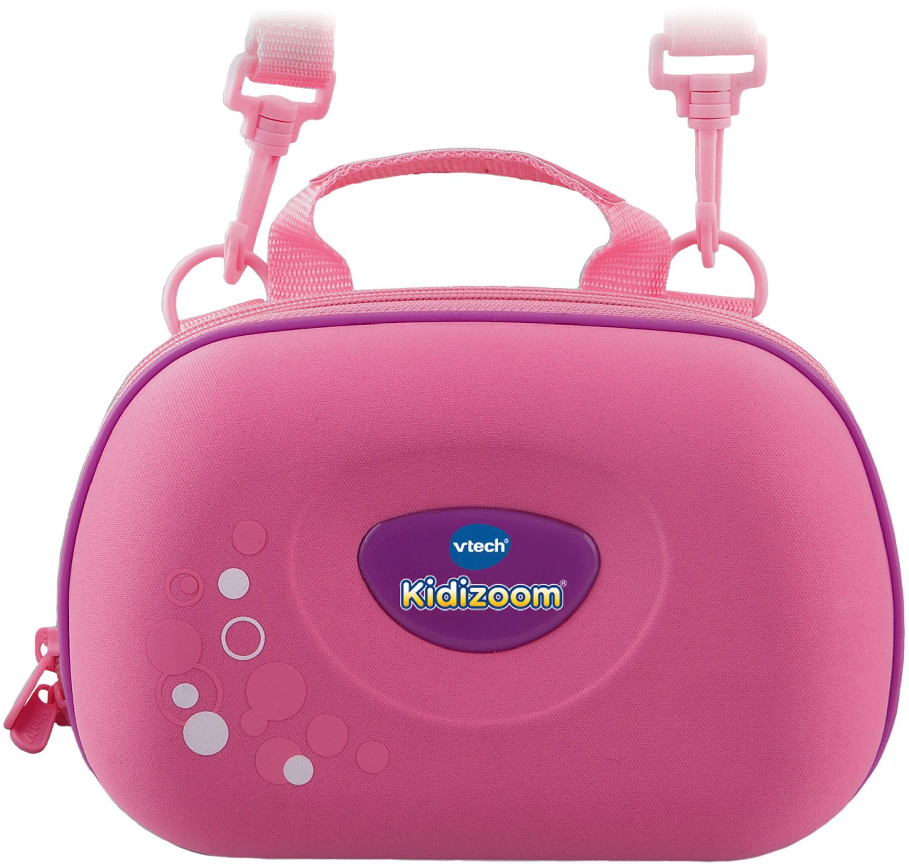 Vtech® KidiZoom Duo Pro, pink Kinderkamera (inklusive Tragetasche)