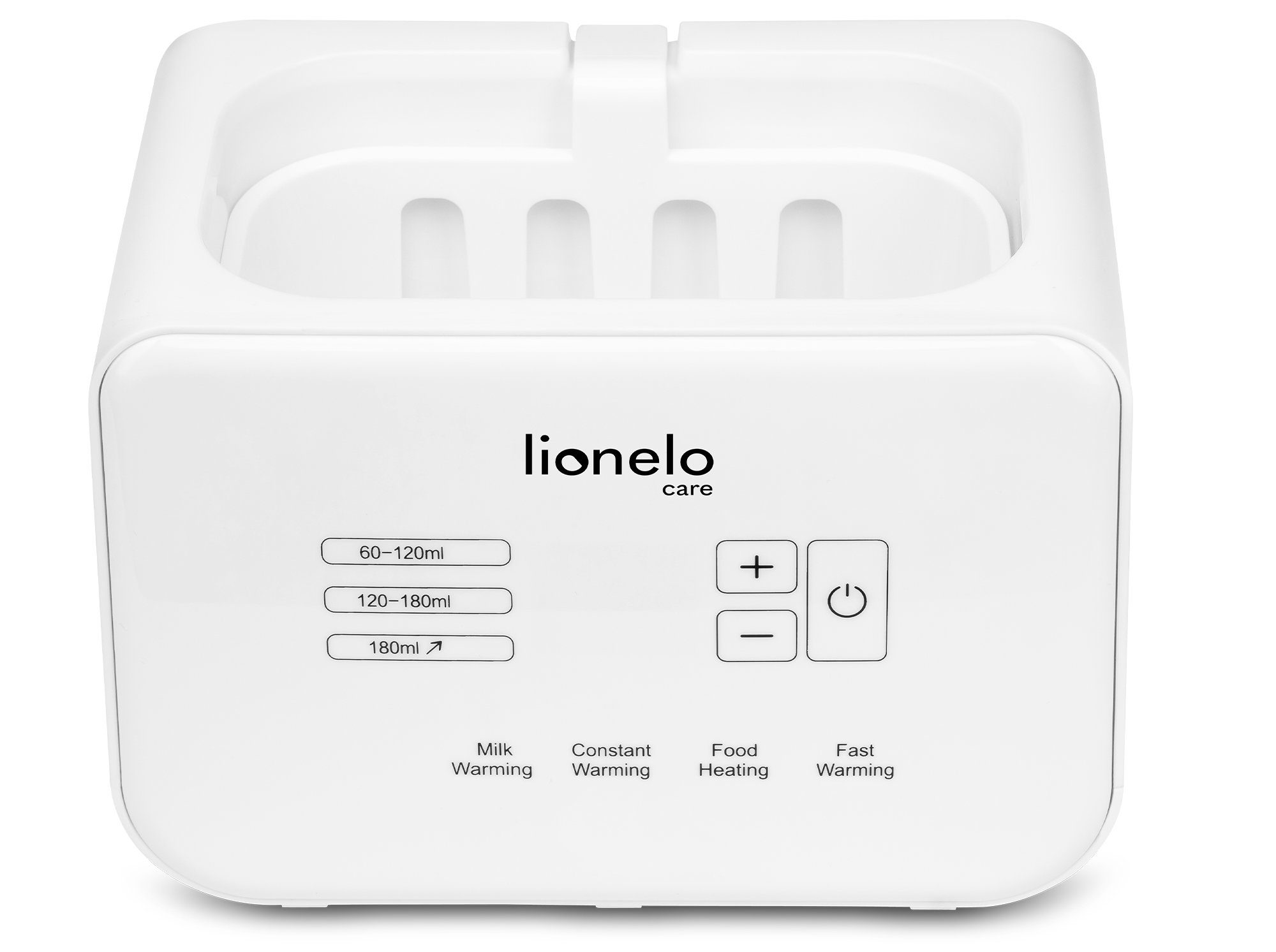 lionelo Babyflaschenwärmer Thermup Double, Schnelles Aufheizen - 3 Minuten, 6 Arbeitsmodi, BPA-frei