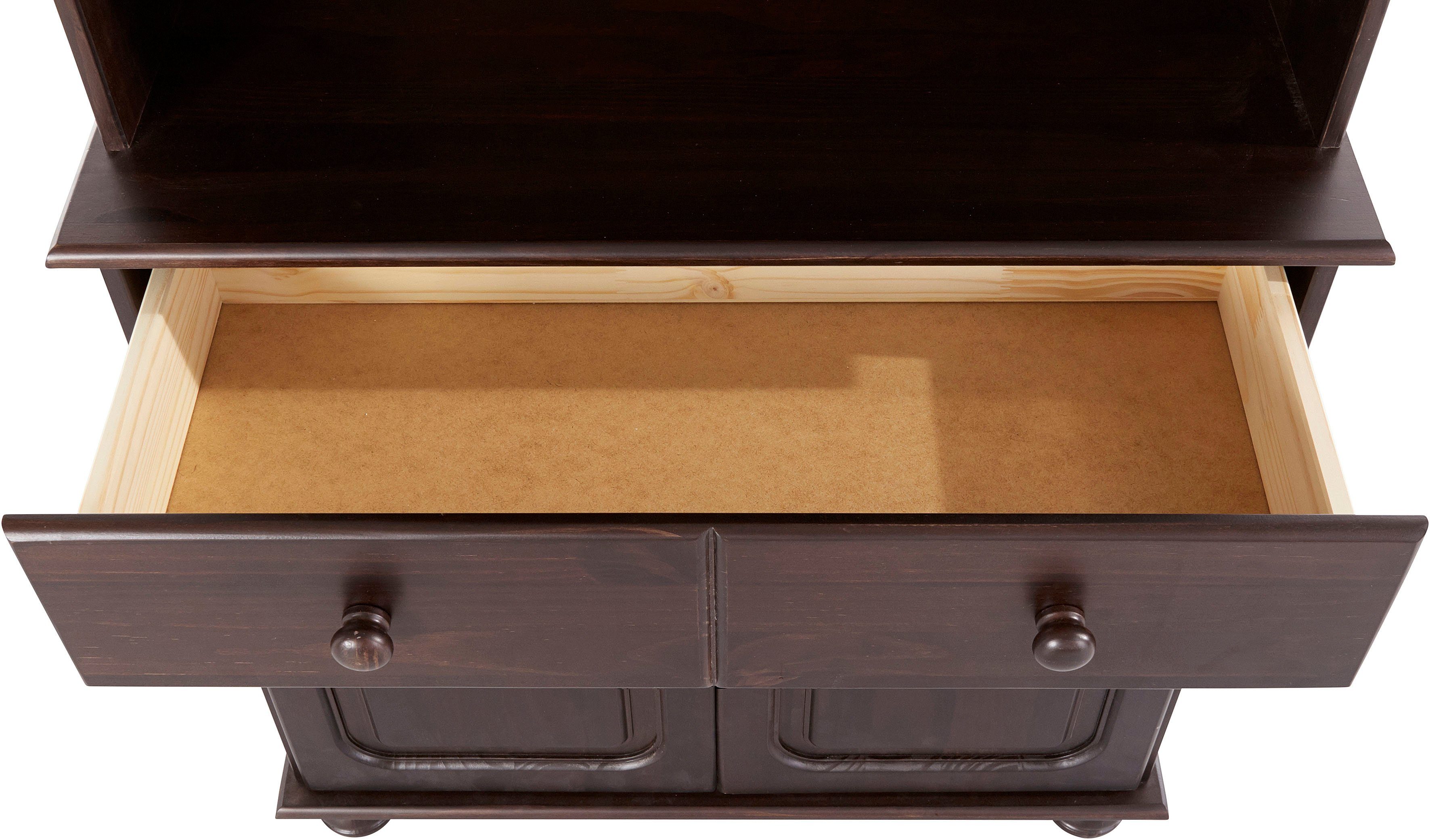 Home affaire Buffet Mette (2-St) Mit grosser Schublade und viel Stauraum hinter 4 Türen, Höhe 181cm