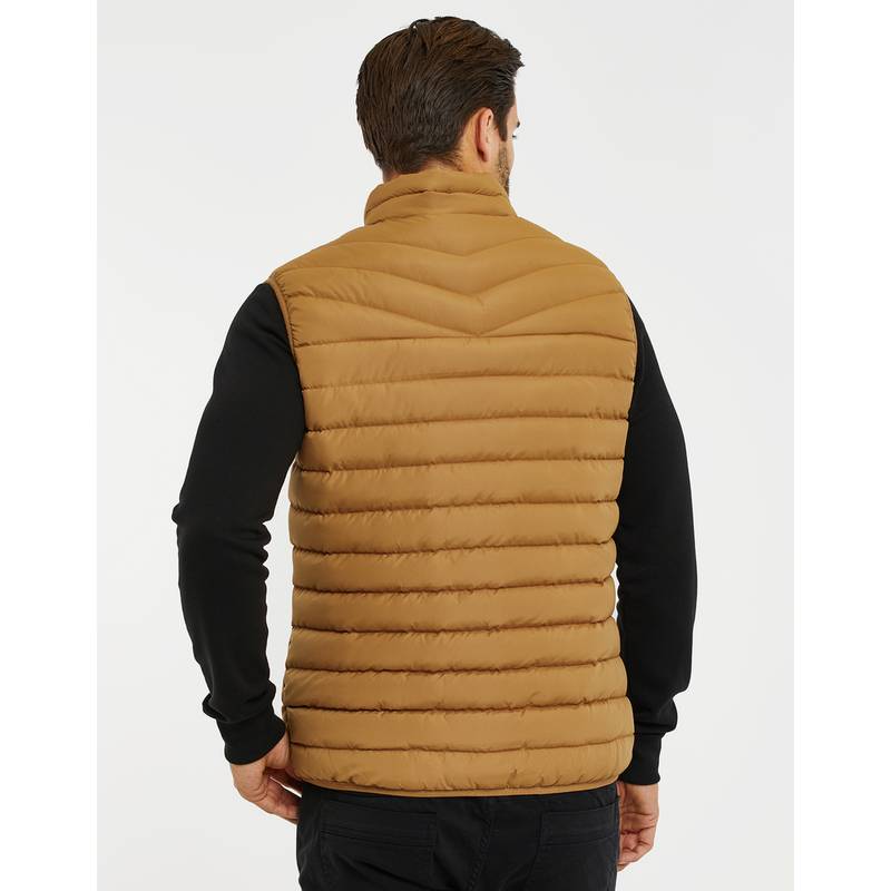 Threadbare THB Jacket Gilet Hunnigan Steppweste Herren