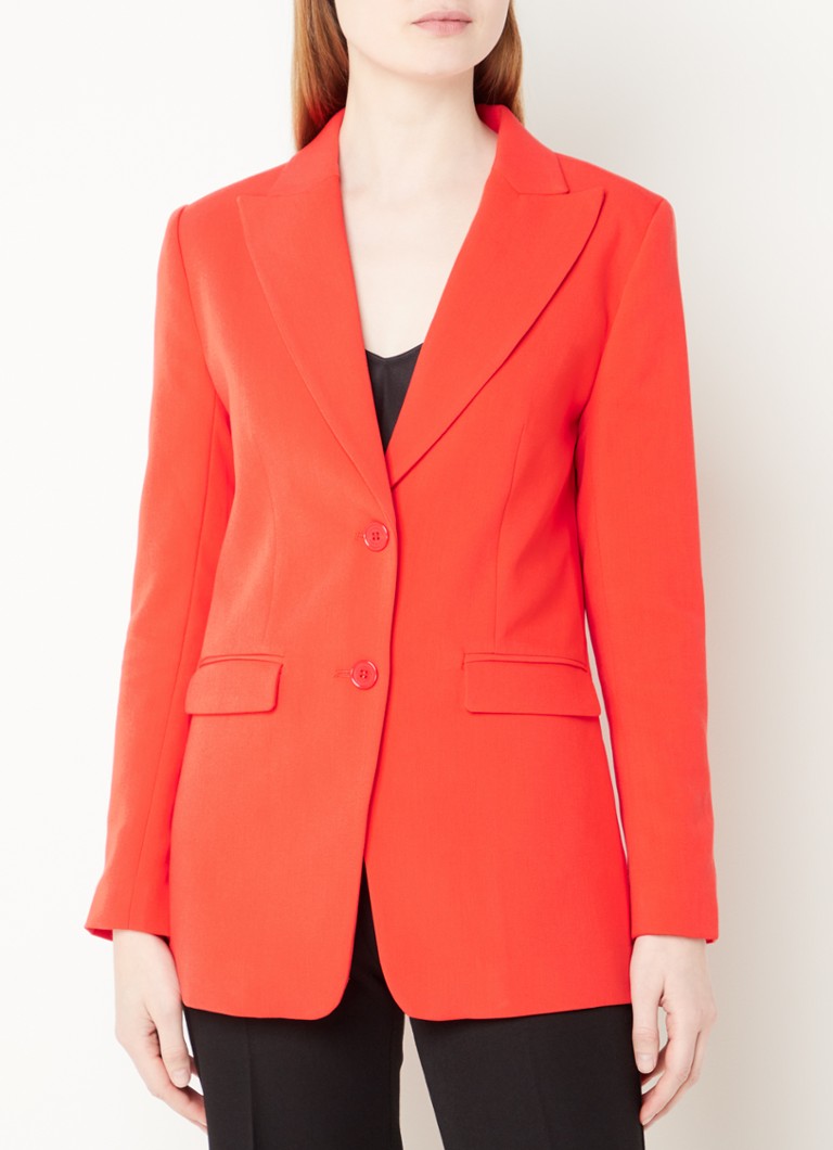Aaiko Amilla blazer with flap pockets and tie belt