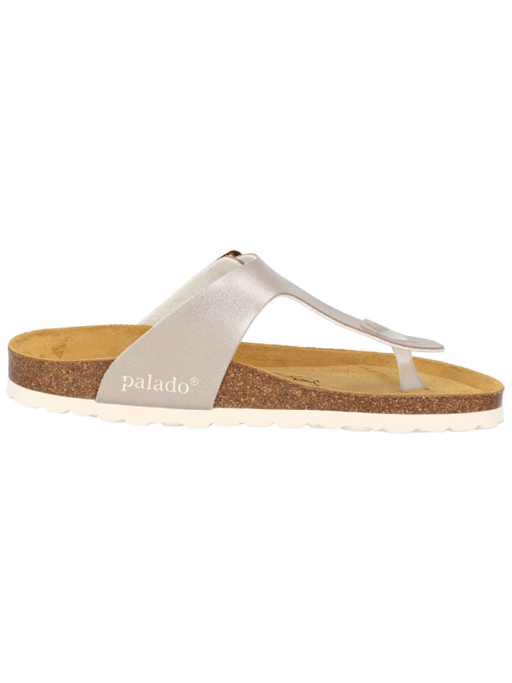 palado Zehentrenner in beige metallic günstig kaufen