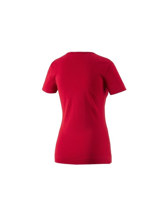 e.s. T-Shirt cotton V-Neck, Damen