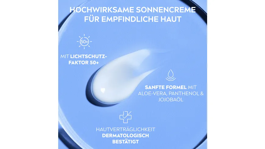NIVEA SUN Sensitive Sofort Schutz Sonnenallergie LF50+ 200 ml