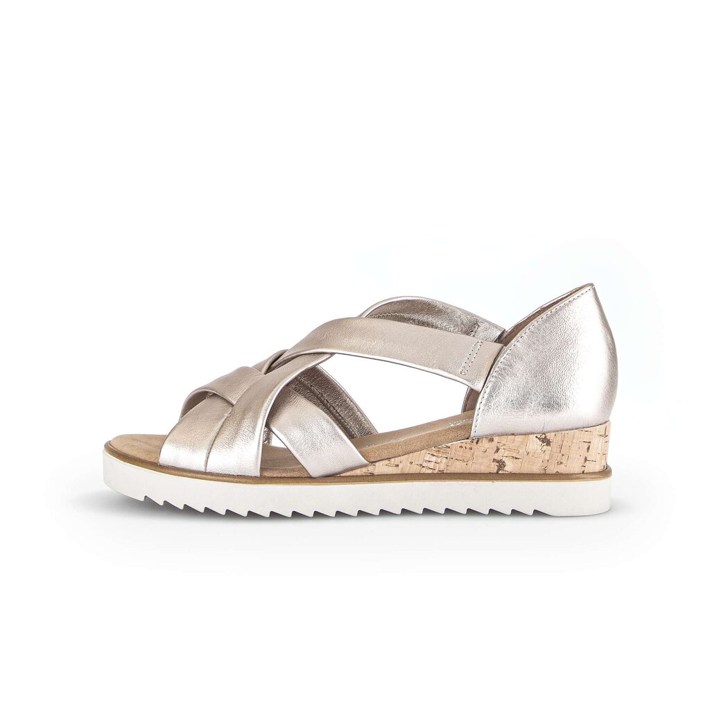 Gabor comfort Keilsandalette gold