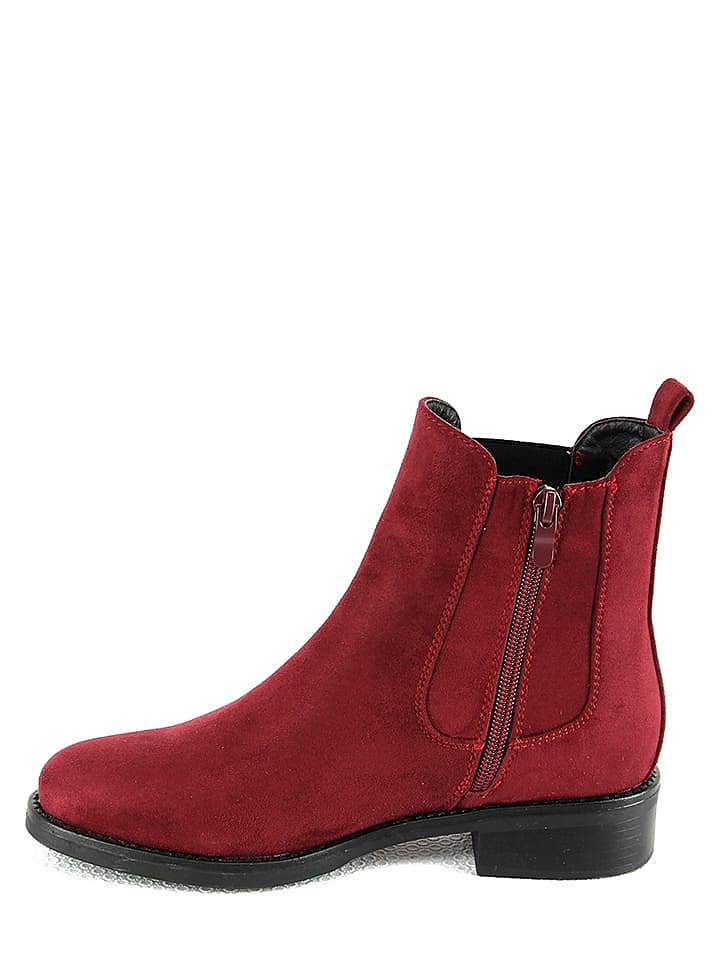 Sixth Sens Chelsea-Boots in Rot günstig kaufen 37