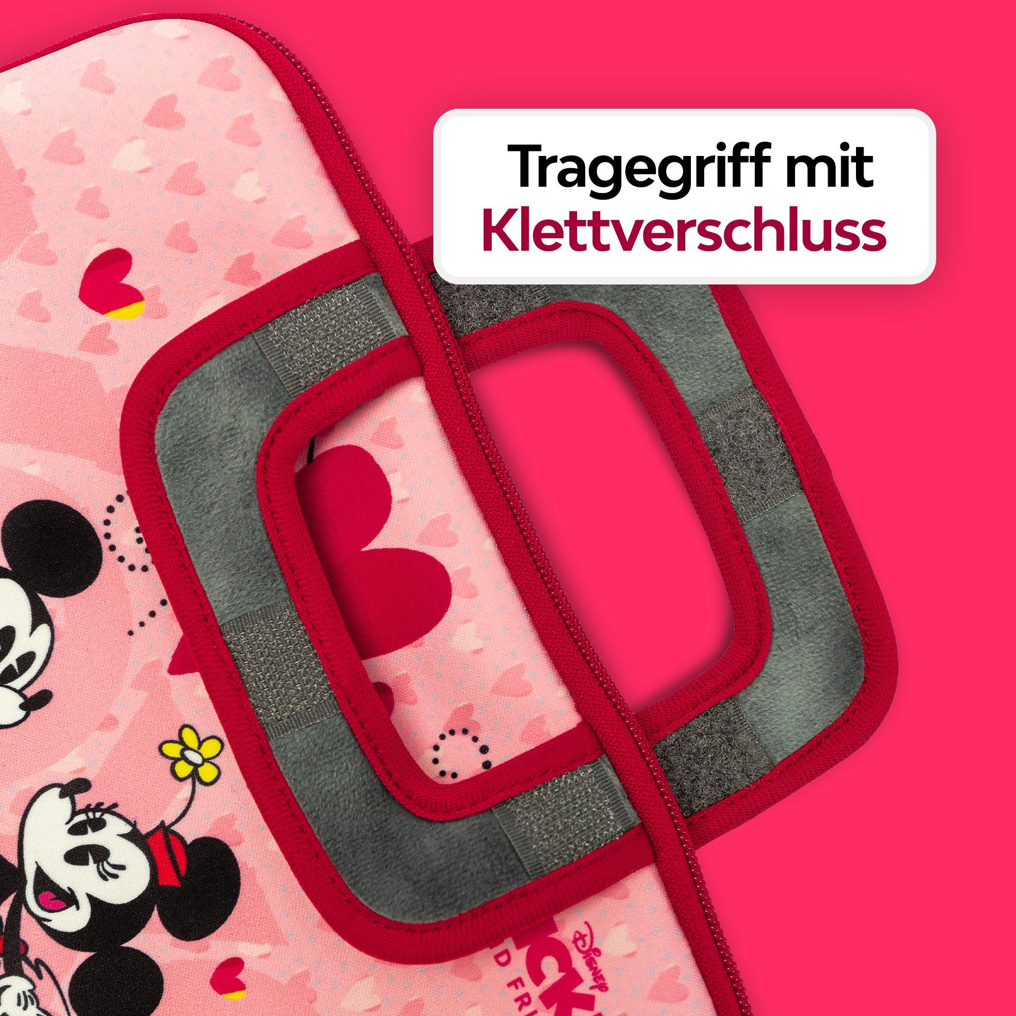 Pebble Gear Tablet-Hülle  Mickey & Minnie Mouse Kinder-Tasche, für Tablets, Spielzeug, Nintendo Switch