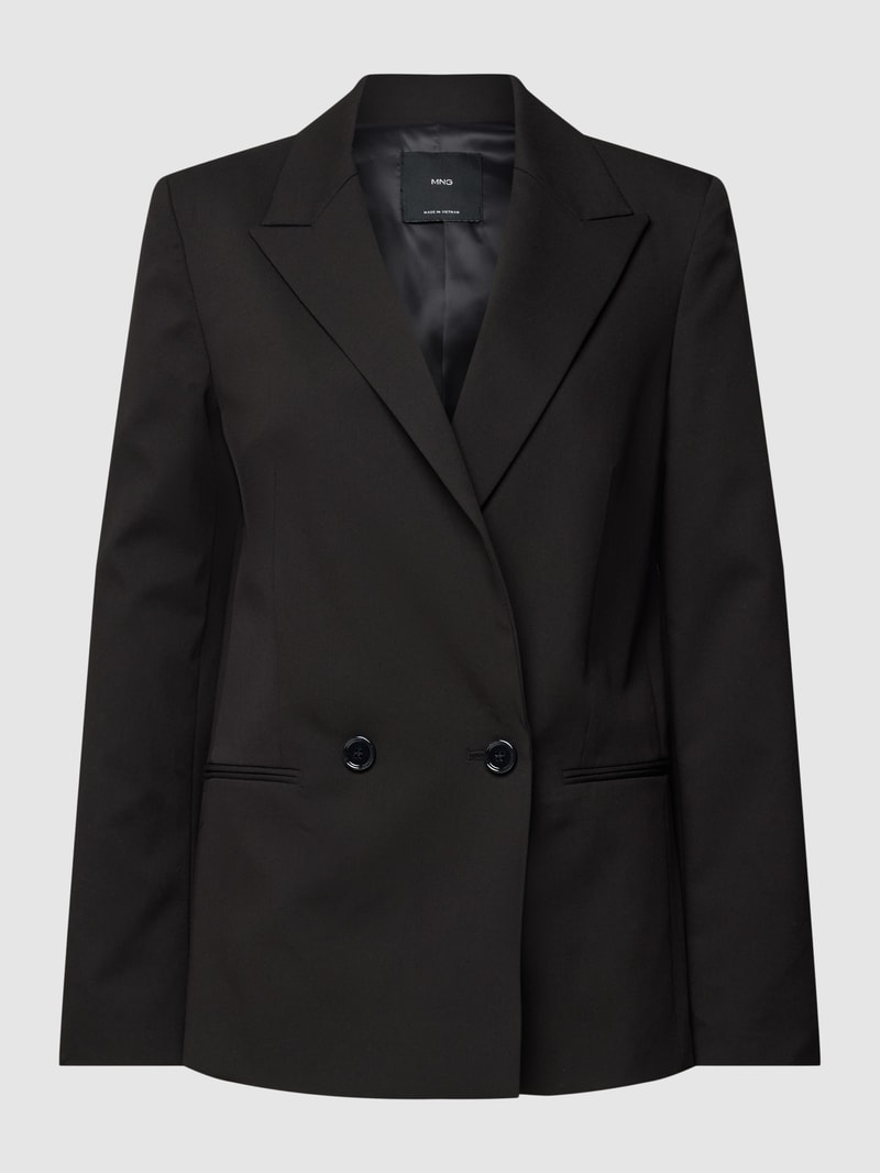 Blazer mit Paspeltaschen Modell 'GRETA' in schwarz