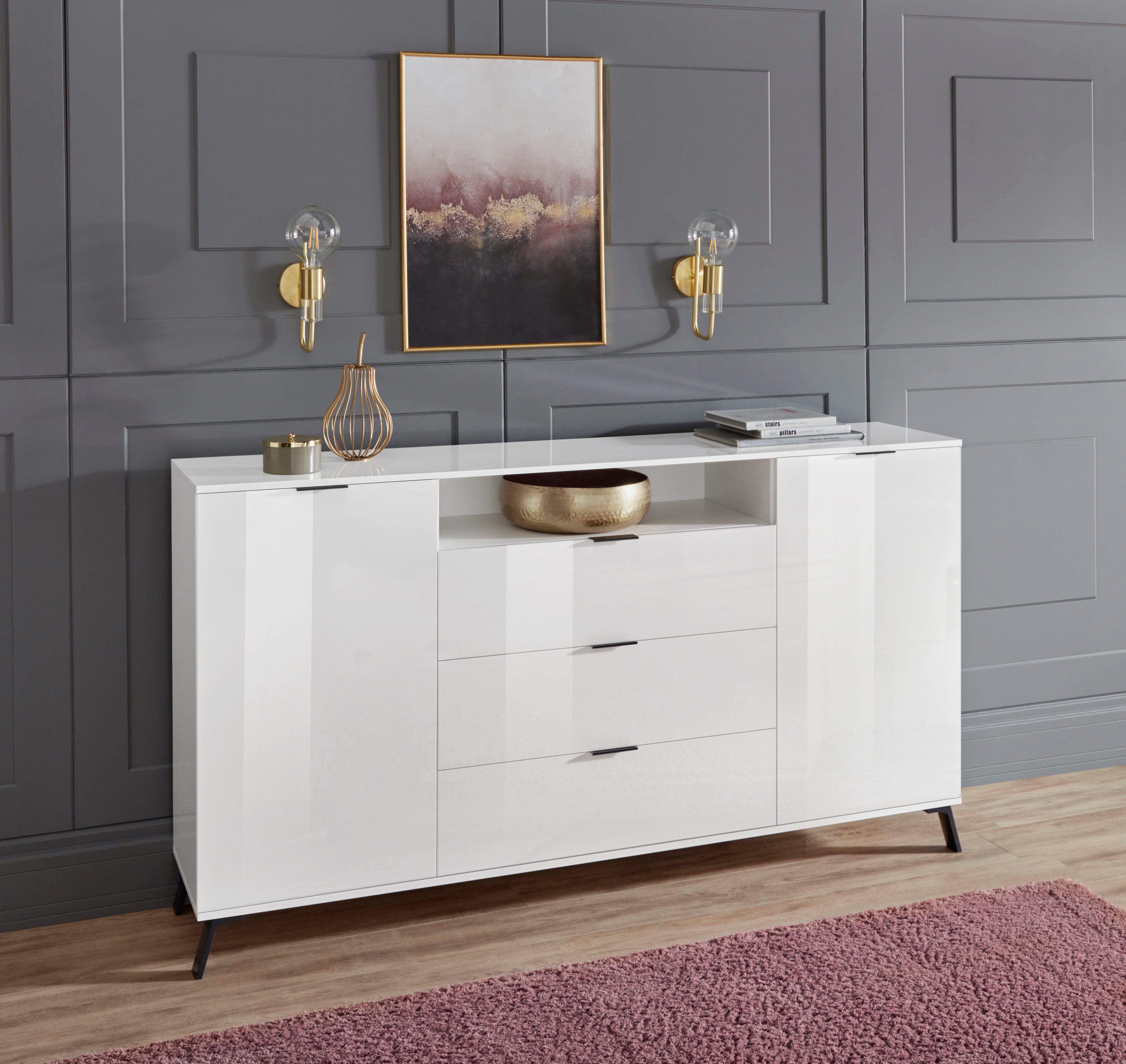 KITALY Highboard CASANOVA, Höhe ca. 100 cm