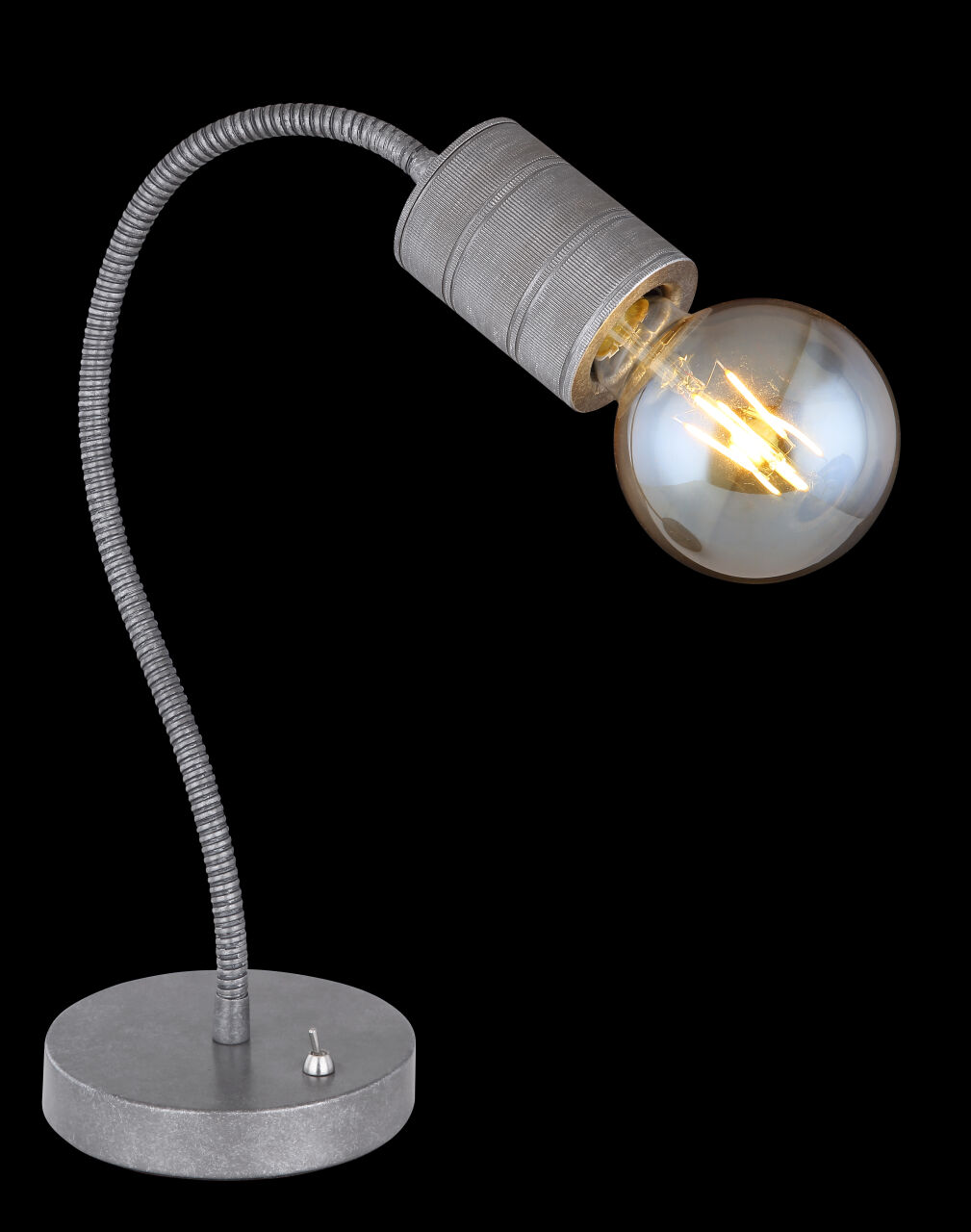 Globo Lighting - FREDDY - Tischleuchte Metall silber, 1x E27
