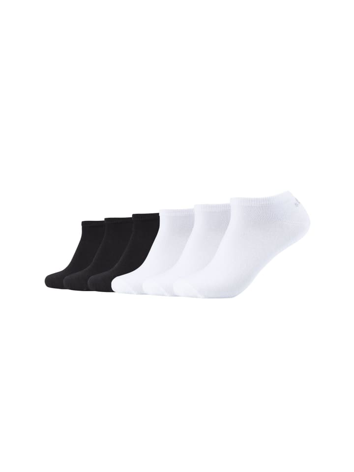 S. Oliver Sneakersocken 6er Pack originals in schwarz weiß günstig kaufen