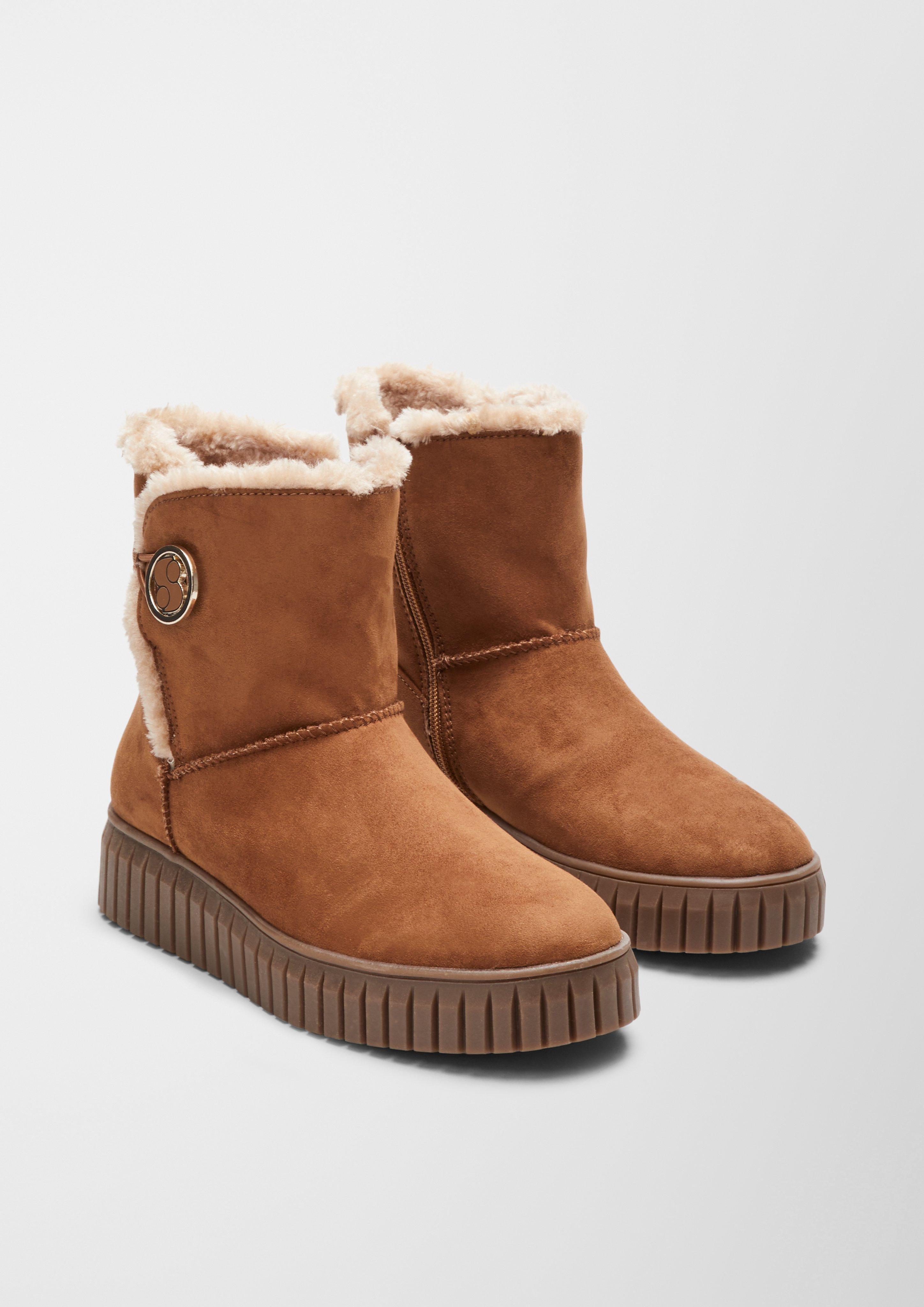 Stiefeletten mit Plüschfutter  6006599-305