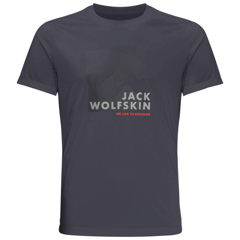 Jack Wolfskin HIKING S/S GRAPHIC T M Funktionsshirt Herren