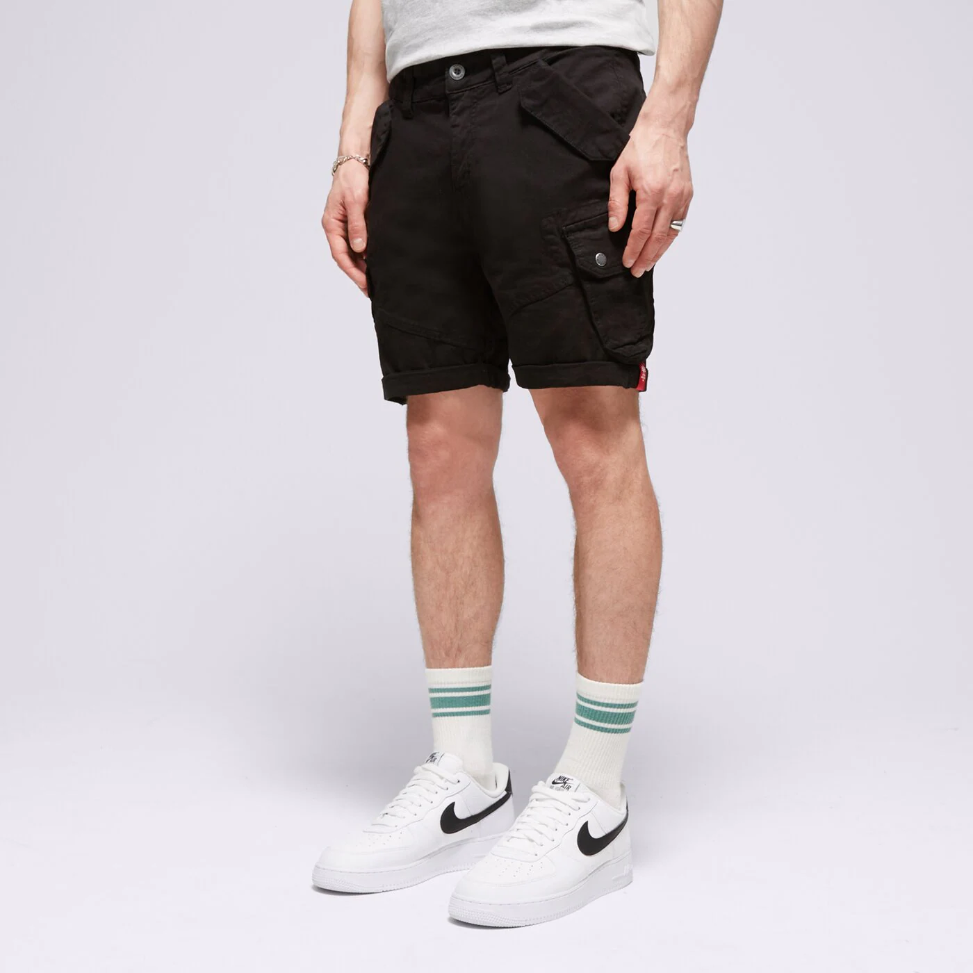 ALPHA INDUSTRIES SHORTS COMBAT SHORT Schwarz