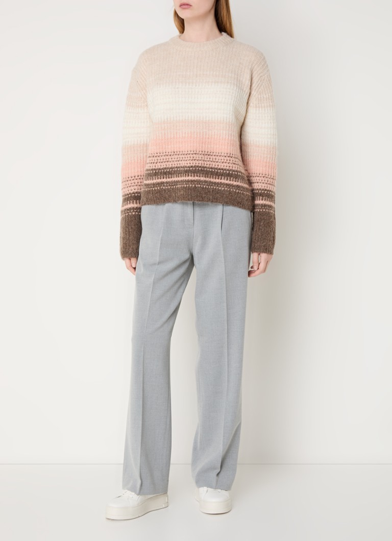 Sweter OPUS Pradeta z grubej dzianiny z domieszką wełny
