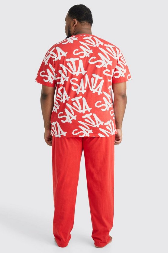 Plus Santa Weihnachts Loungewear-Set