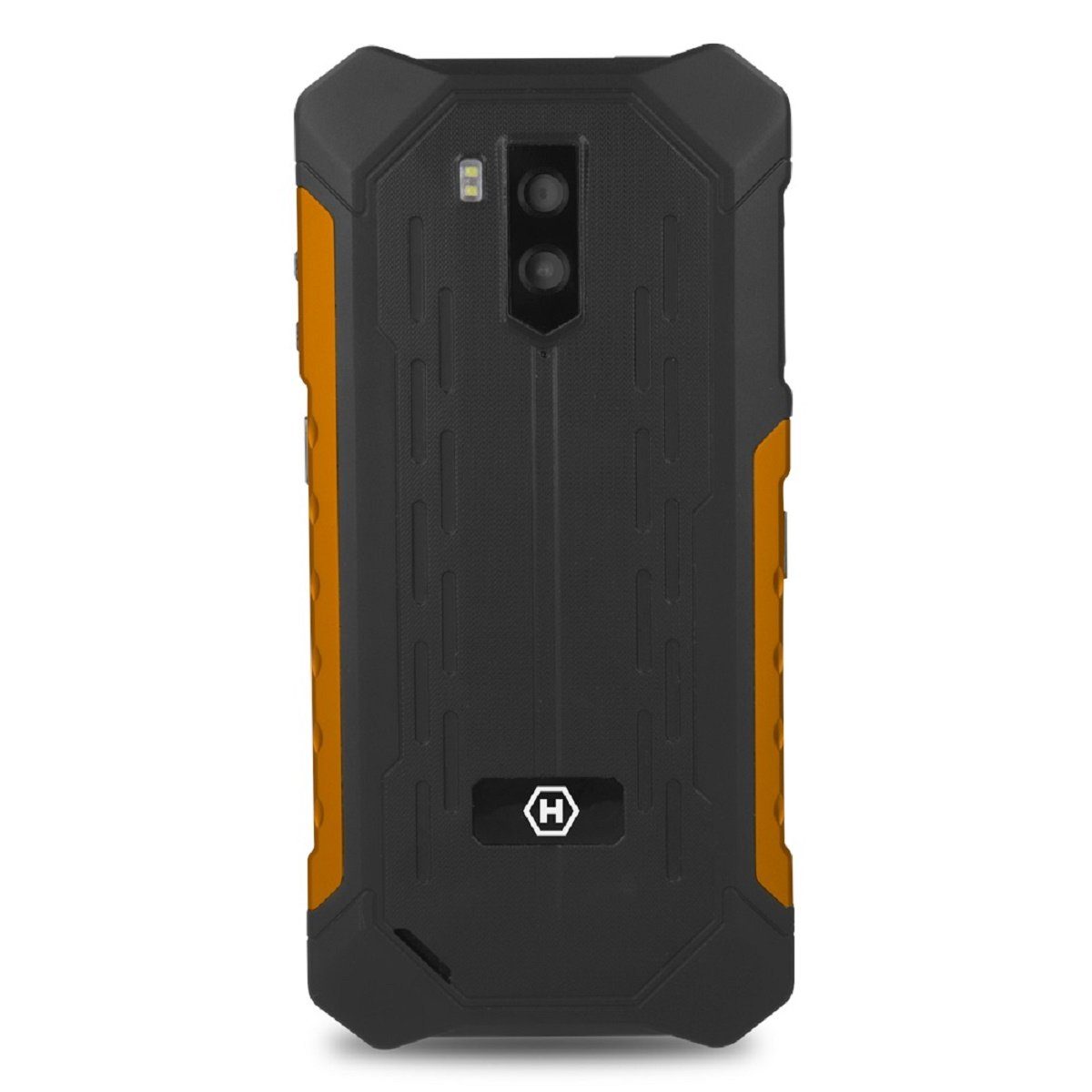 Hammer Iron 3 LTE Smartphone 5,5-Display, 5000 mAh Wasserdicht Schwarz-Orange Smartphone