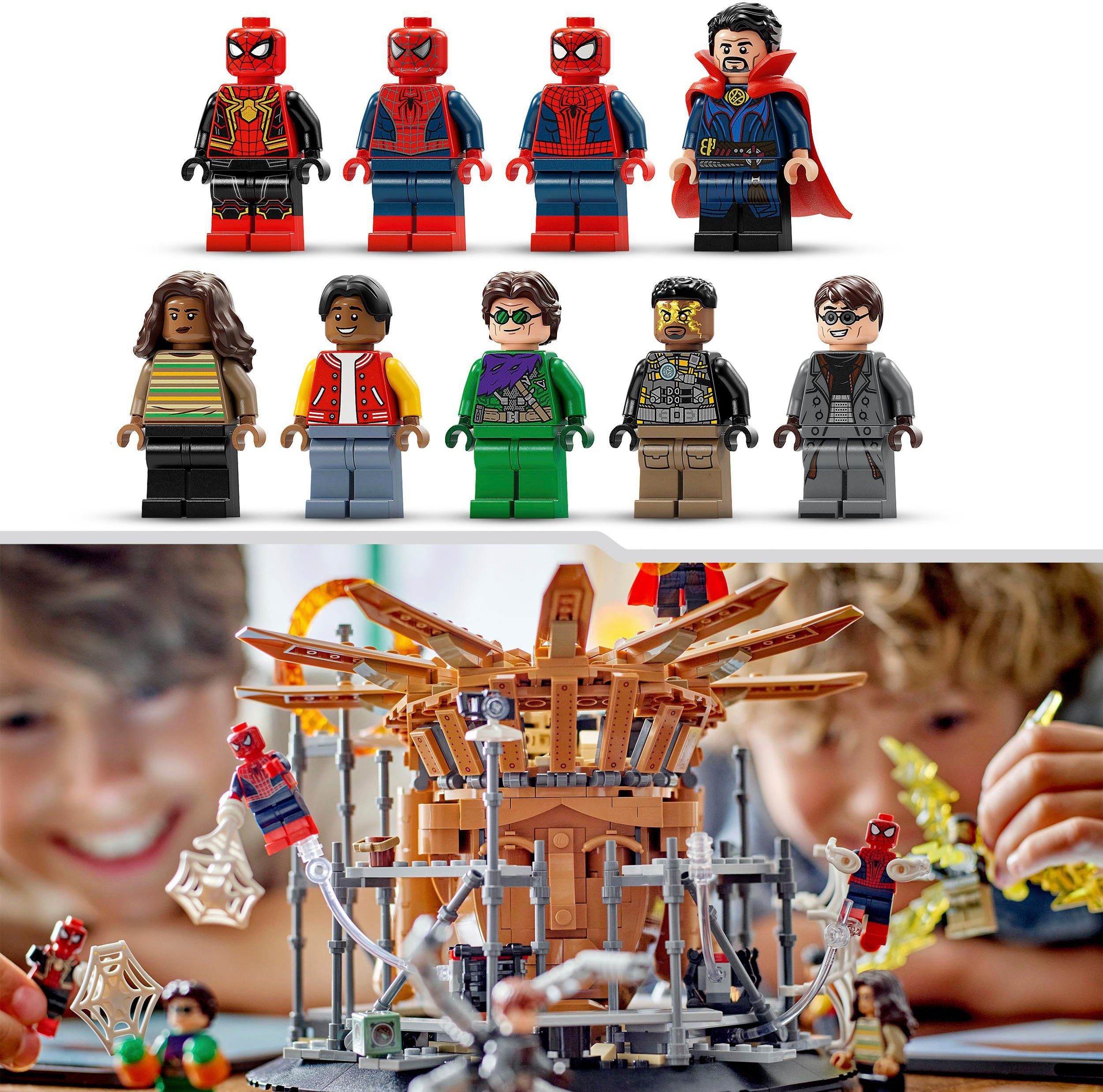 LEGO® Konstruktionsspielsteine Spider-Mans großer Showdown (76261), LEGO® Marvel, (900 St), Made in Europe