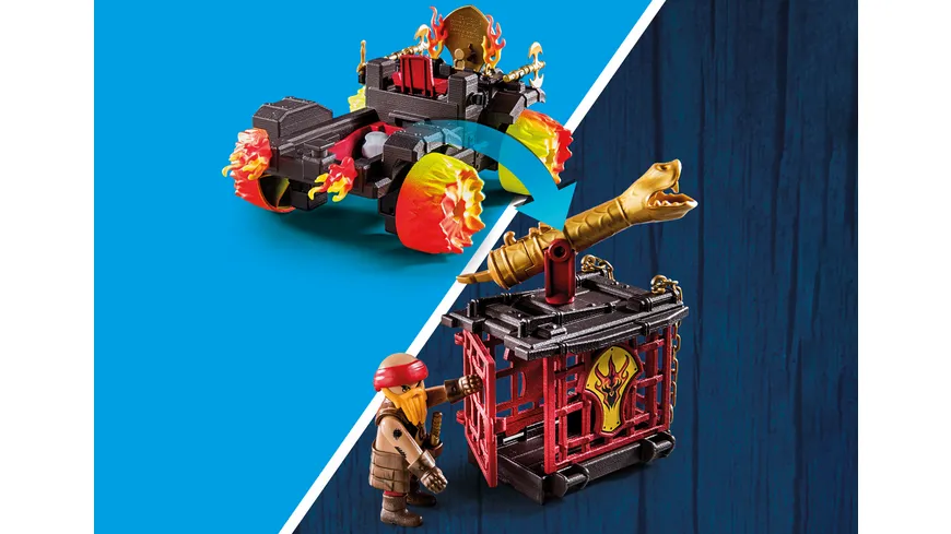 PLAYMOBIL 71299 - Novelmore - Burnham Raiders - Feuerkampfwagen