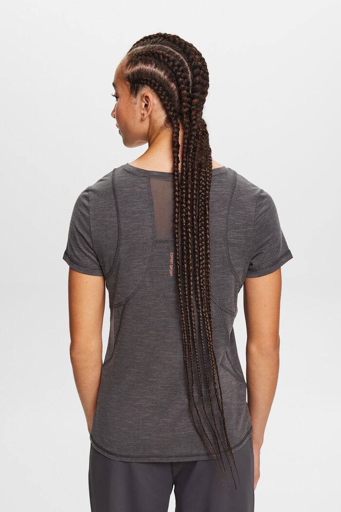 Recycelt: Active T-Shirt mit Mesh-Einsätzen