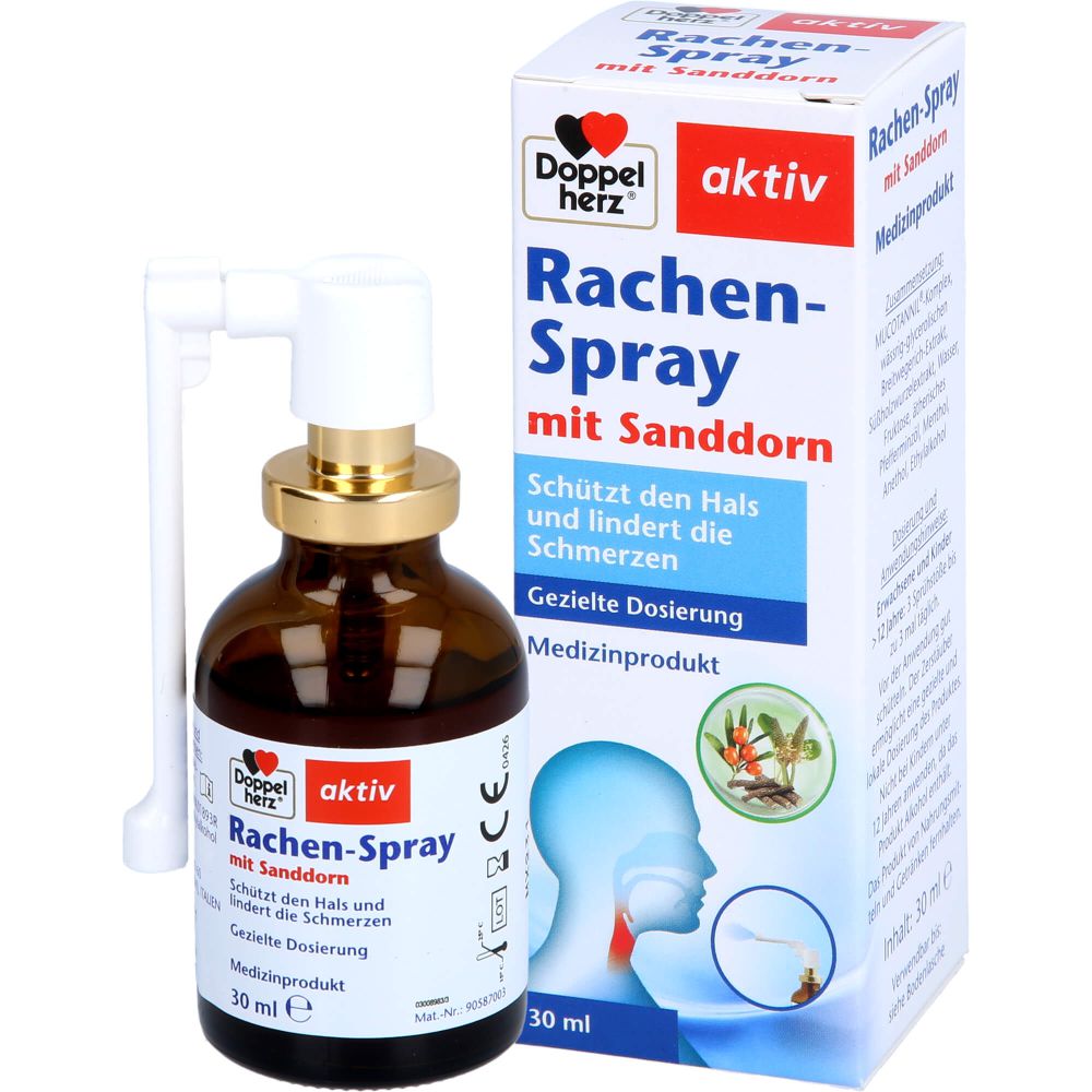 Rachen-Spray mit Sanddorn