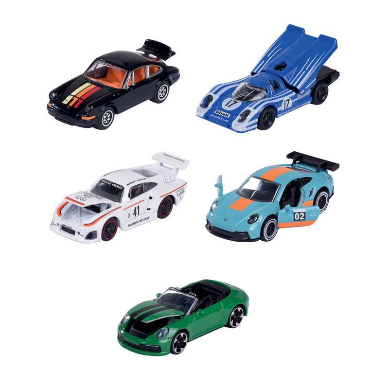 Coffret de 5 voitures Porsche Majorette Motorsport
