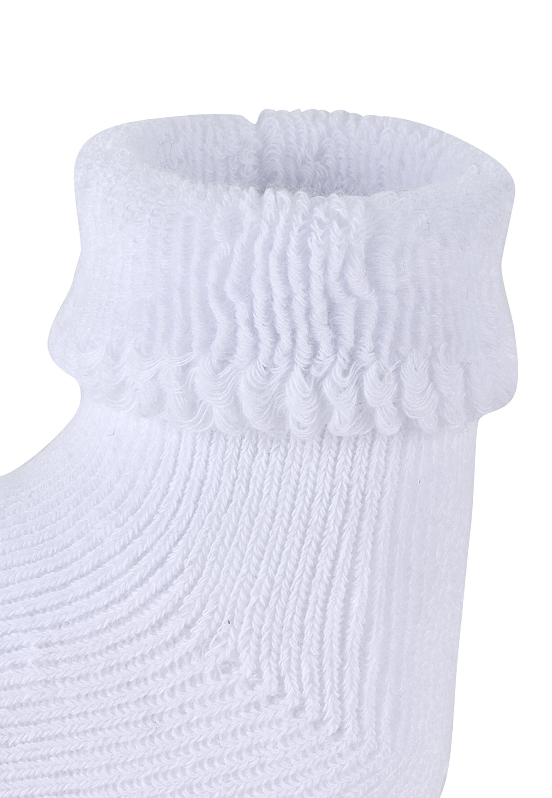 Sterntaler® Feinsöckchen Erstlingssöckchen uni, 3er-Pack (3-Paar, 3er Kindersocken, Erstlingssocken aus Baumwolle für Kinder) Babysocken mit süßen Motiven, Kurzsocken Baby mit Vollplüsch