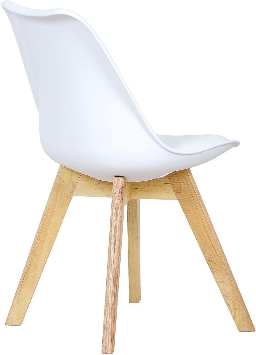 Woltu Esszimmerstuhl (Set, 6 St), Designstuhl Sitzfläche aus Kunstleder