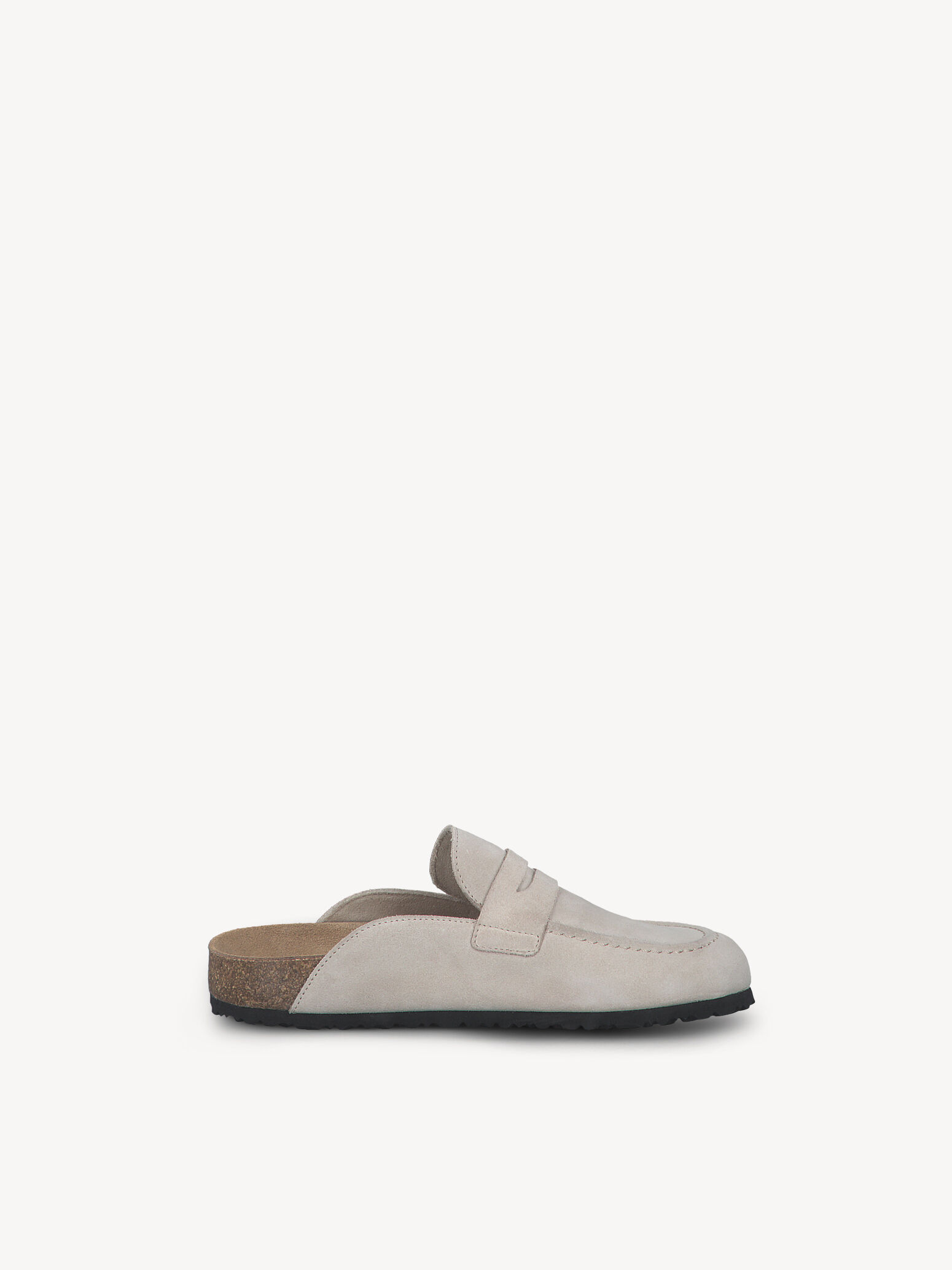 Mule en cuir - beige