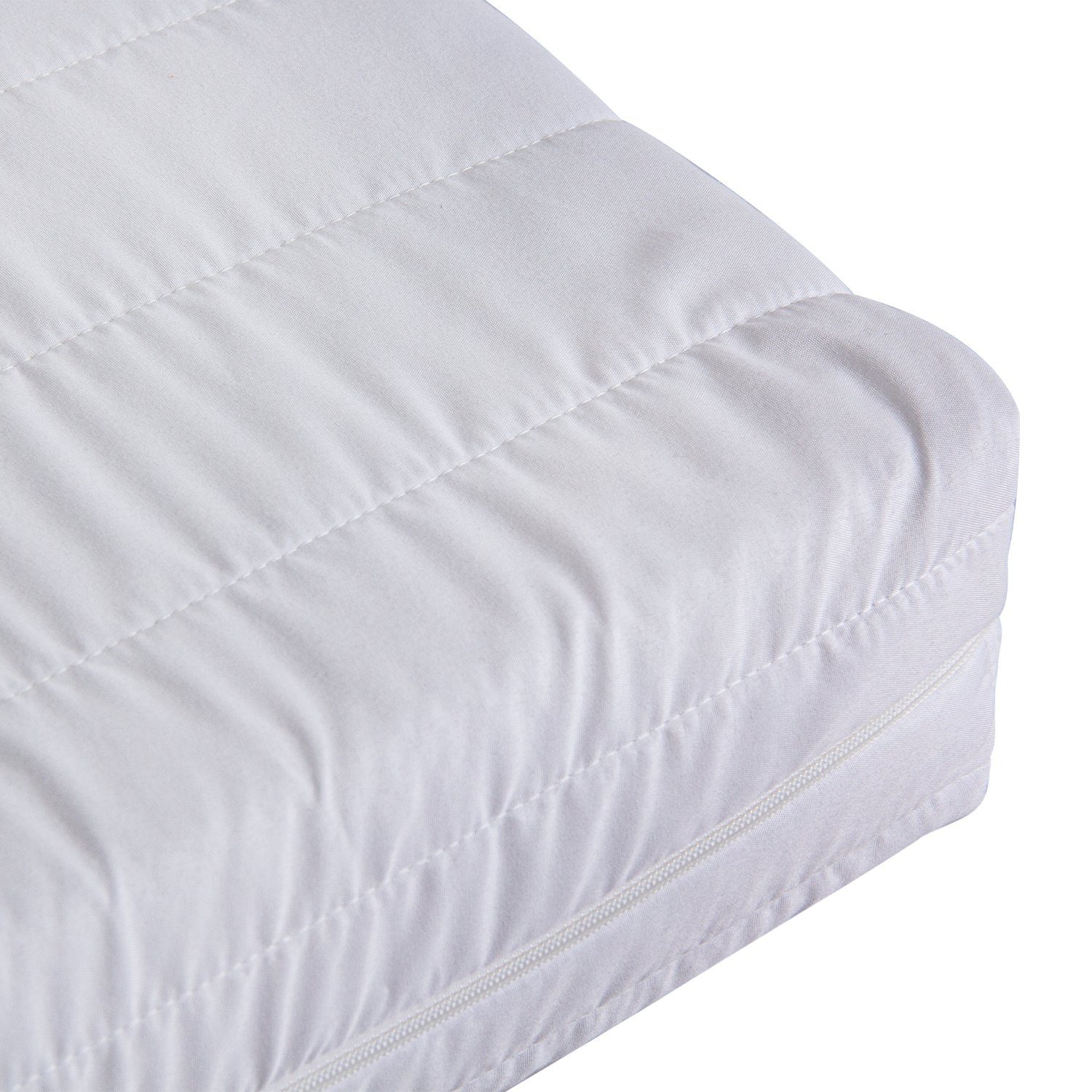 Komfortschaummatratze Easy Comfort Matratze Komfortschaum Rollmatratze Härtegrad 3 (H3) Weiß 100x200 cm, Como, 12 cm hoch