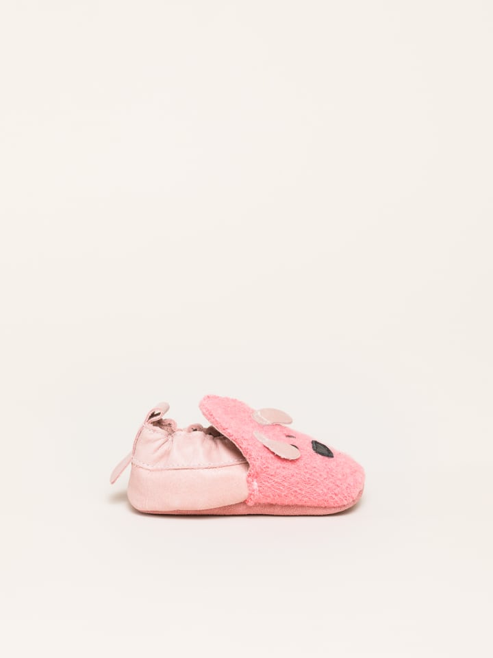 Gottstein Krabbelschuhe Dog Face in pink günstig kaufen