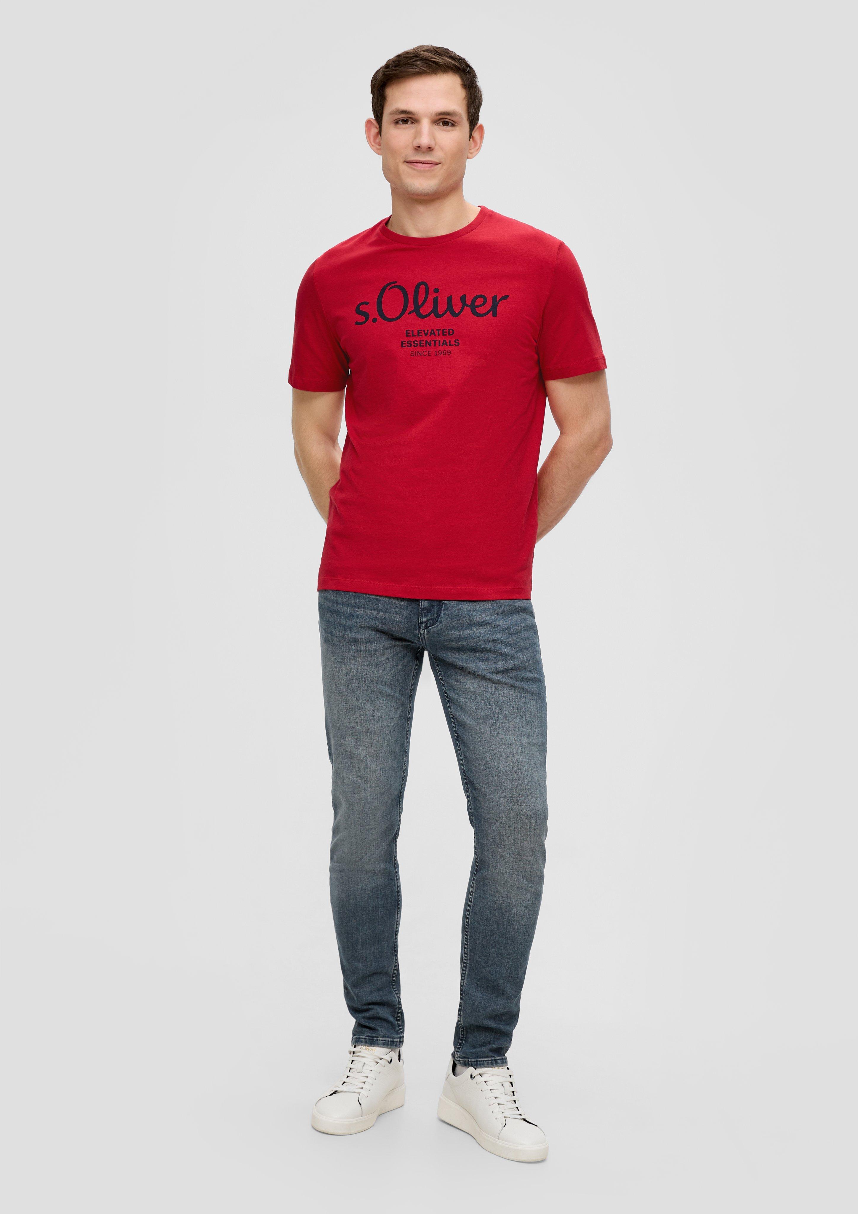 T-Shirt mit Label-Print  2139909-31D1