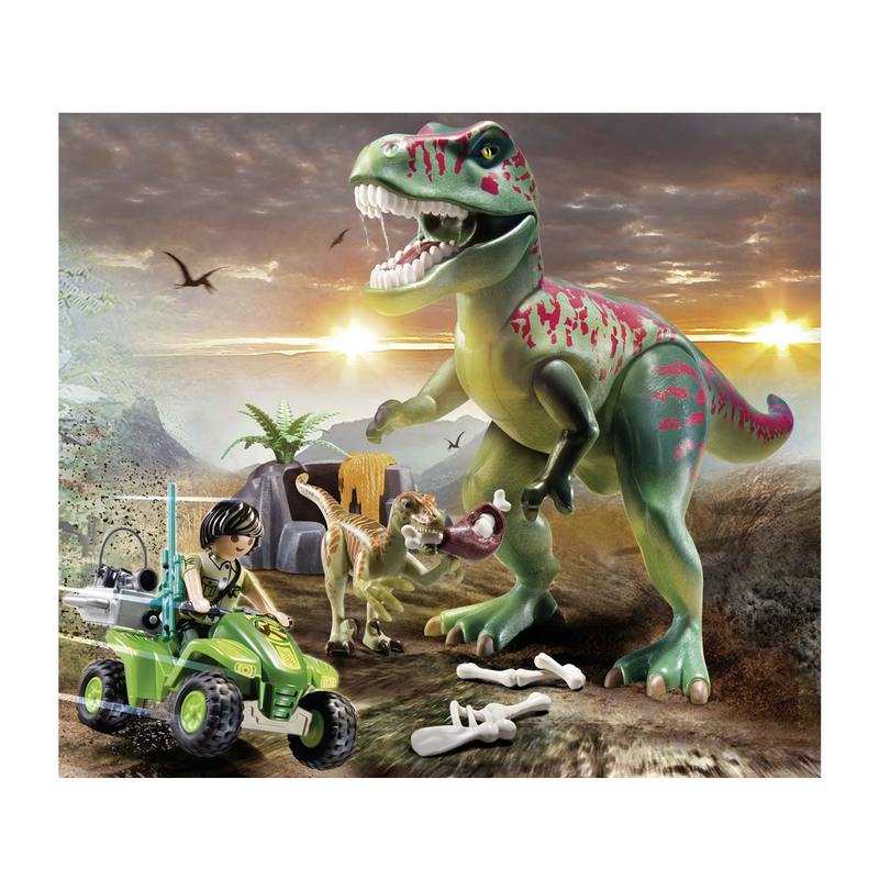 70632 Explorateur avec quad et dinosaures