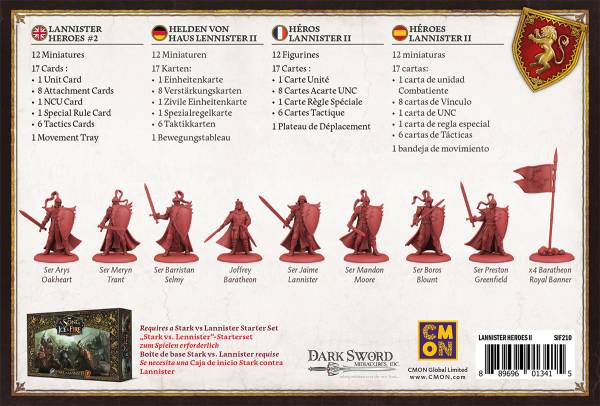 A Song of Ice & Fire - Lannister Heroes #2 (Helden von Haus Lennister II) (Erw.)